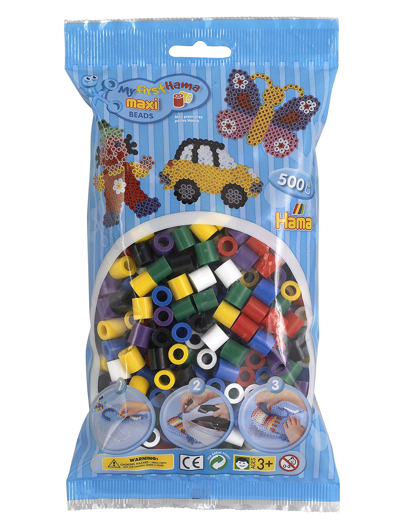 Hama Hama Maxi Beads 500 Pcs Mix 00 Multi/patterned