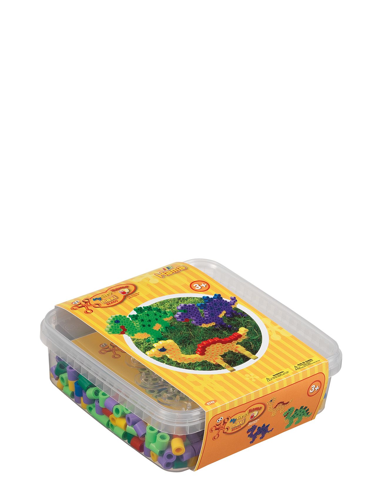 Hama Maxi Box 600 Pcs Dinosaurs Toys Creativity Drawing & Crafts Craft Pearls Multi/patterned Hama