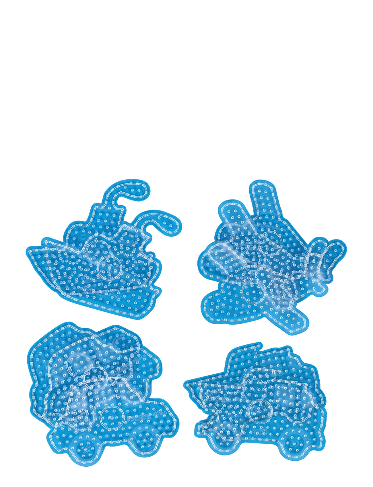 Hama Maxi 10 Pegboards Transport Toys Creativity Drawing & Crafts Craft Pearls Blue Hama