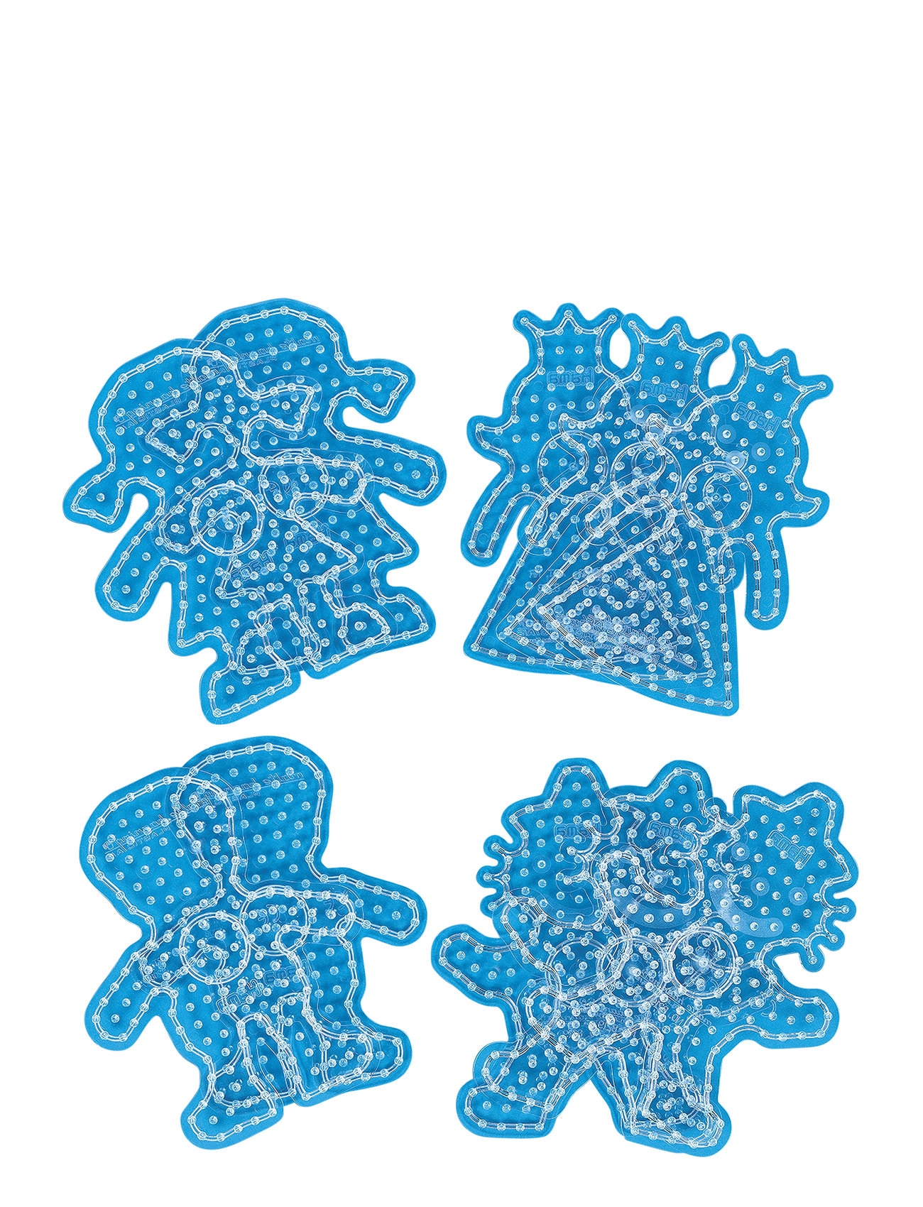 Hama Maxi 10 Pegboards People Toys Creativity Drawing & Crafts Craft Pearls Blue Hama