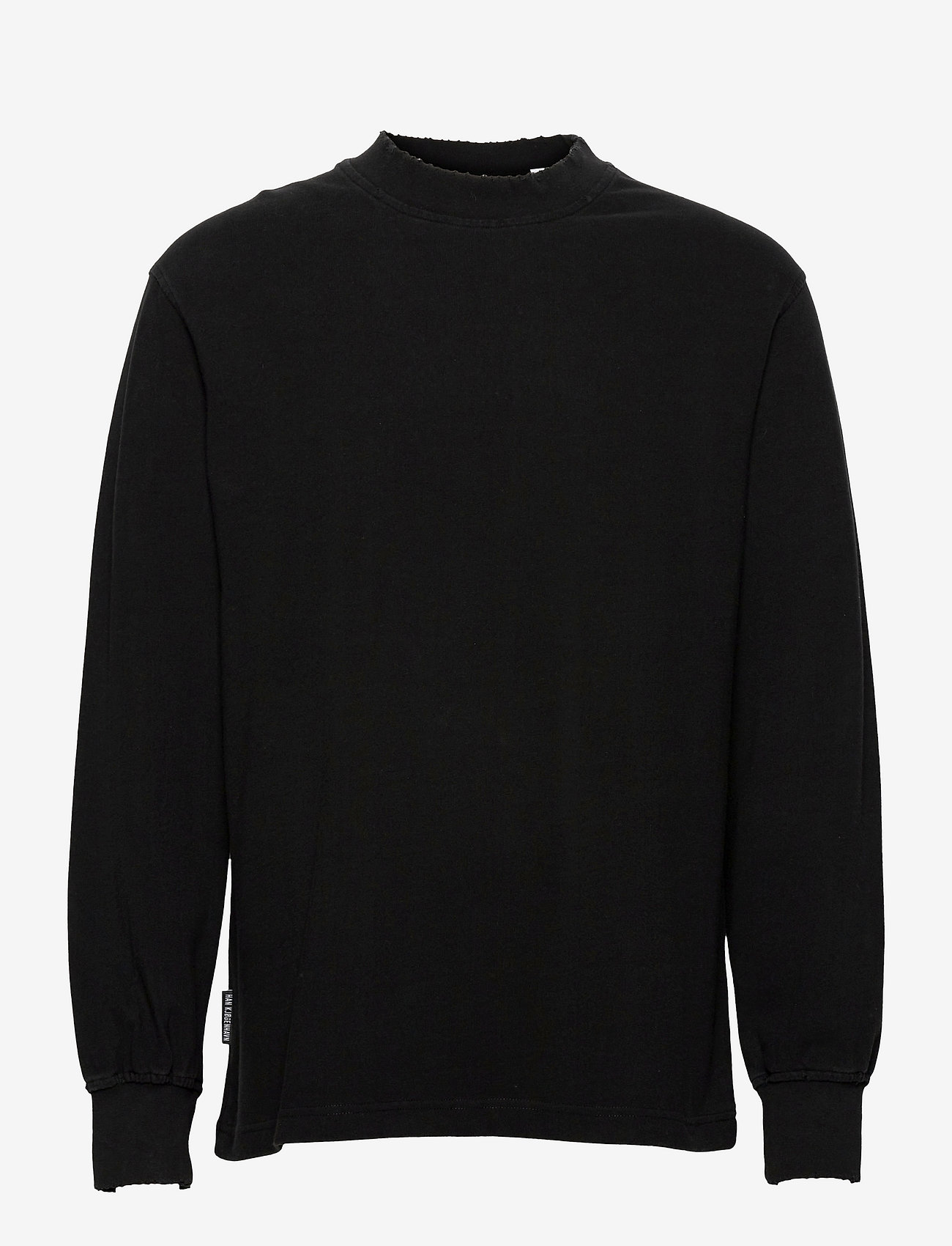 long sleeve distressed shirt