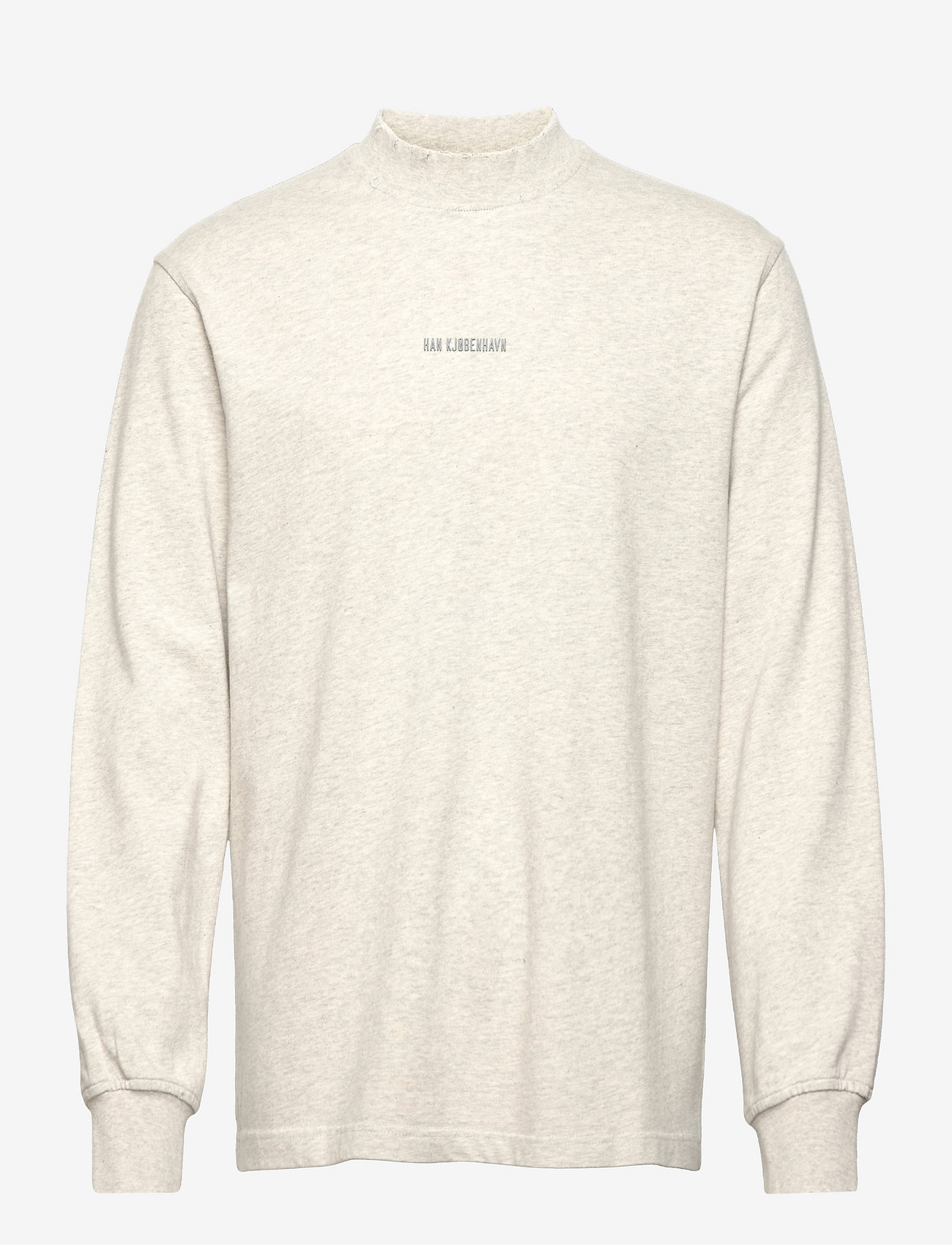 Distressed Tee Long Sleeve Logo 