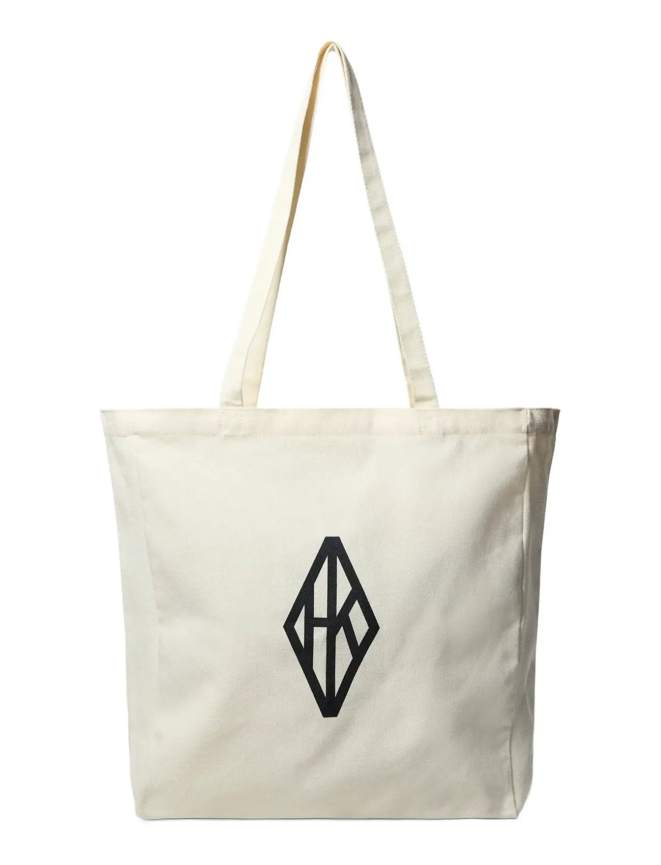 HAN Kjøbenhavn Logo Tote Bag, One Size, Cream, Tasker > Shoppere, Herre