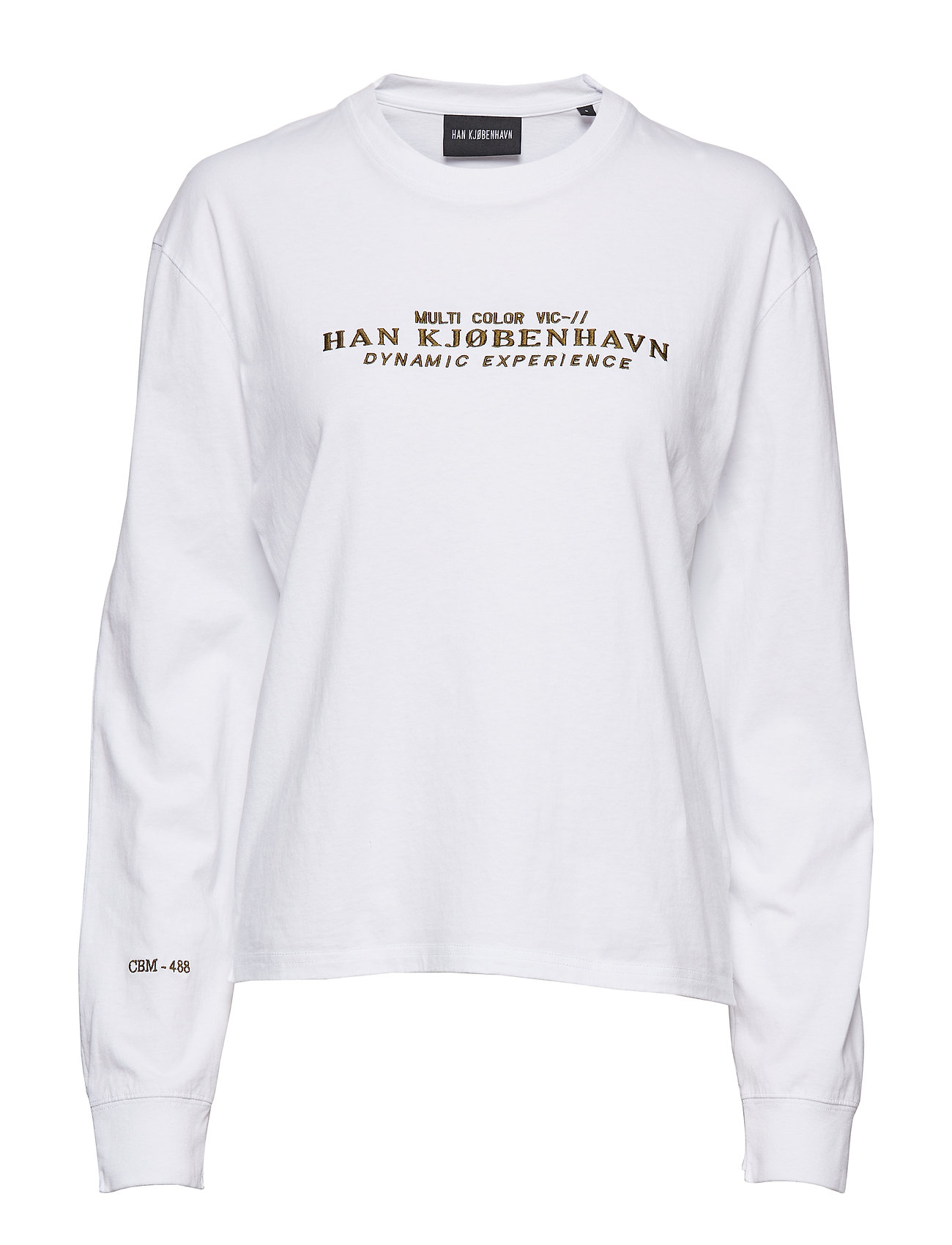 Off Long Sleeve Tee T Shirts Tops Sleeved Wit Han Kjobenhavn han kjobenhavn kopen in de aanbieding