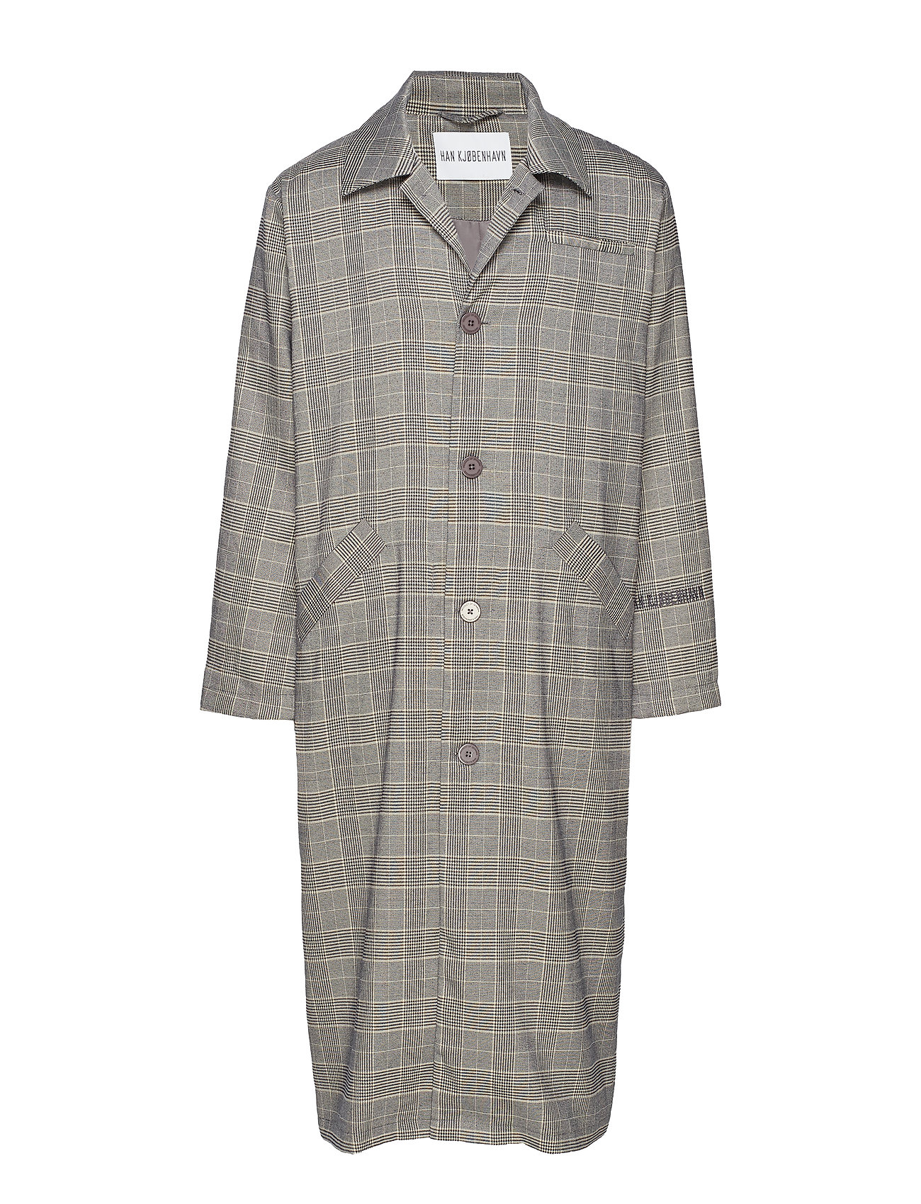 Square Coat Dun Jack Grijs Han Kjobenhavn han kjobenhavn kopen in de aanbieding