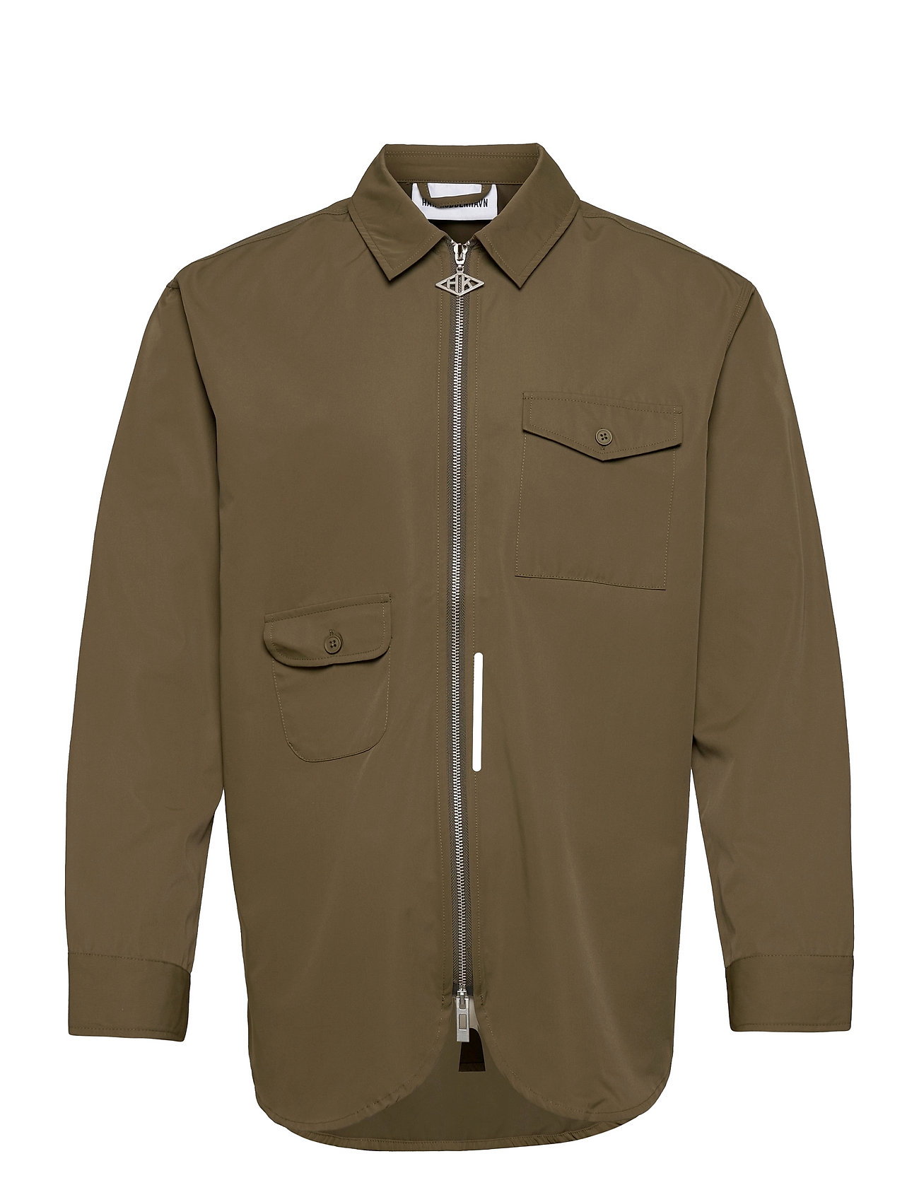 HAN Kj benhavn Army Shirt Zip jackets coats shop at Booztlet