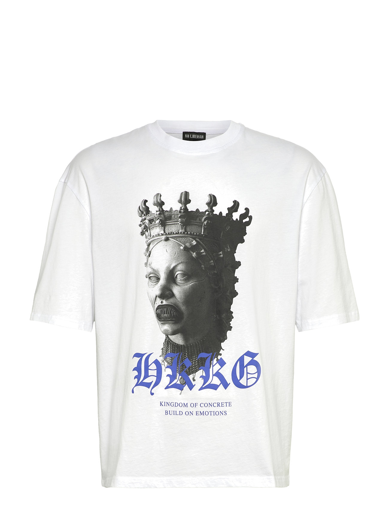 HAN KJØBENHAVN Oversized Sculpture Tee Weiß - L - Herren