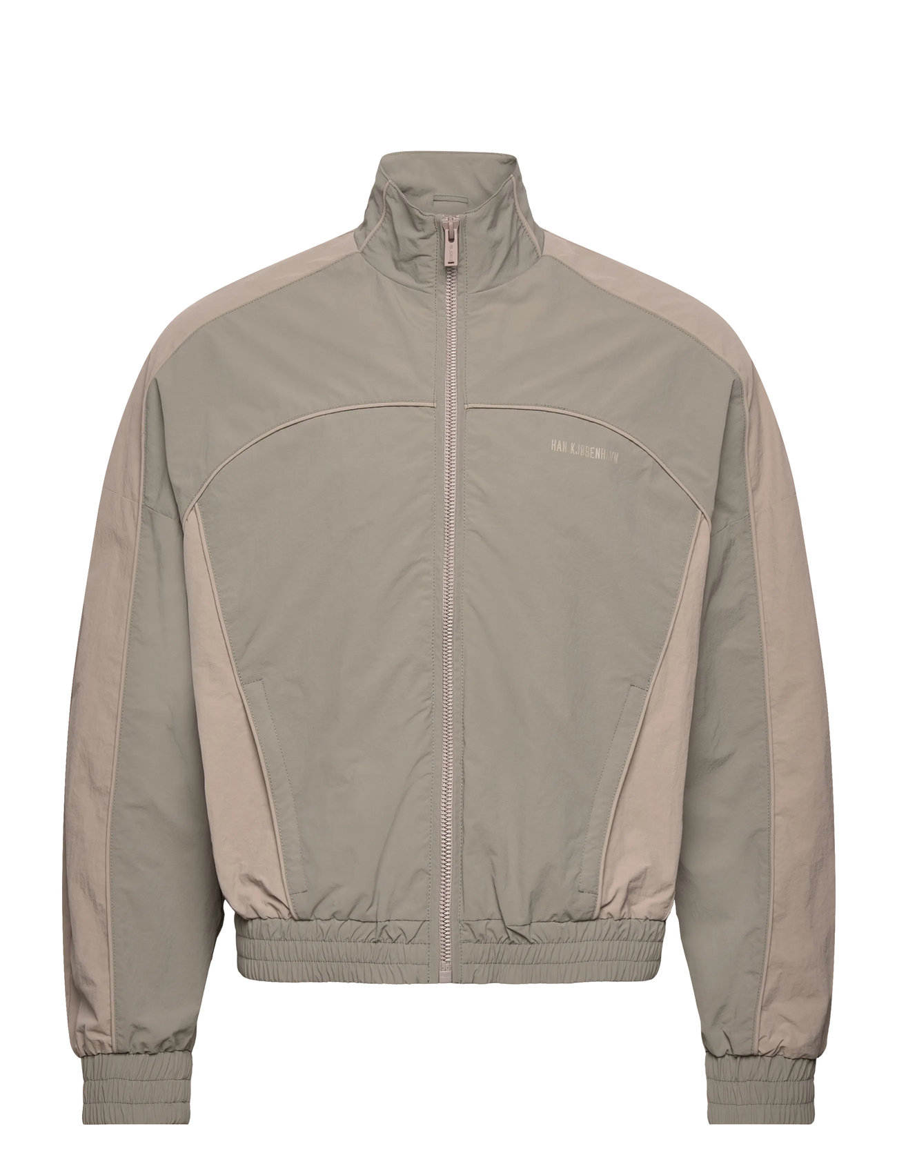 Panelled Track Jacket Tynn Jakke Grey HAN Kjøbenhavn