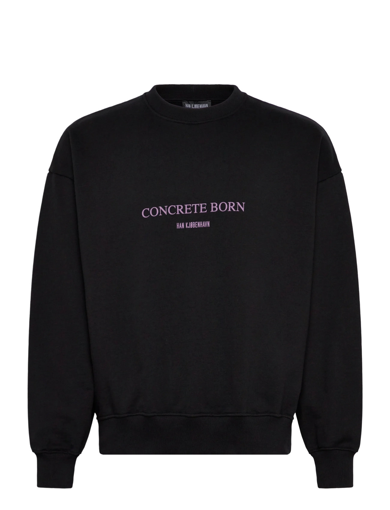 HAN KJØBENHAVN Logo Oversized Crewneck Schwarz - S - Herren