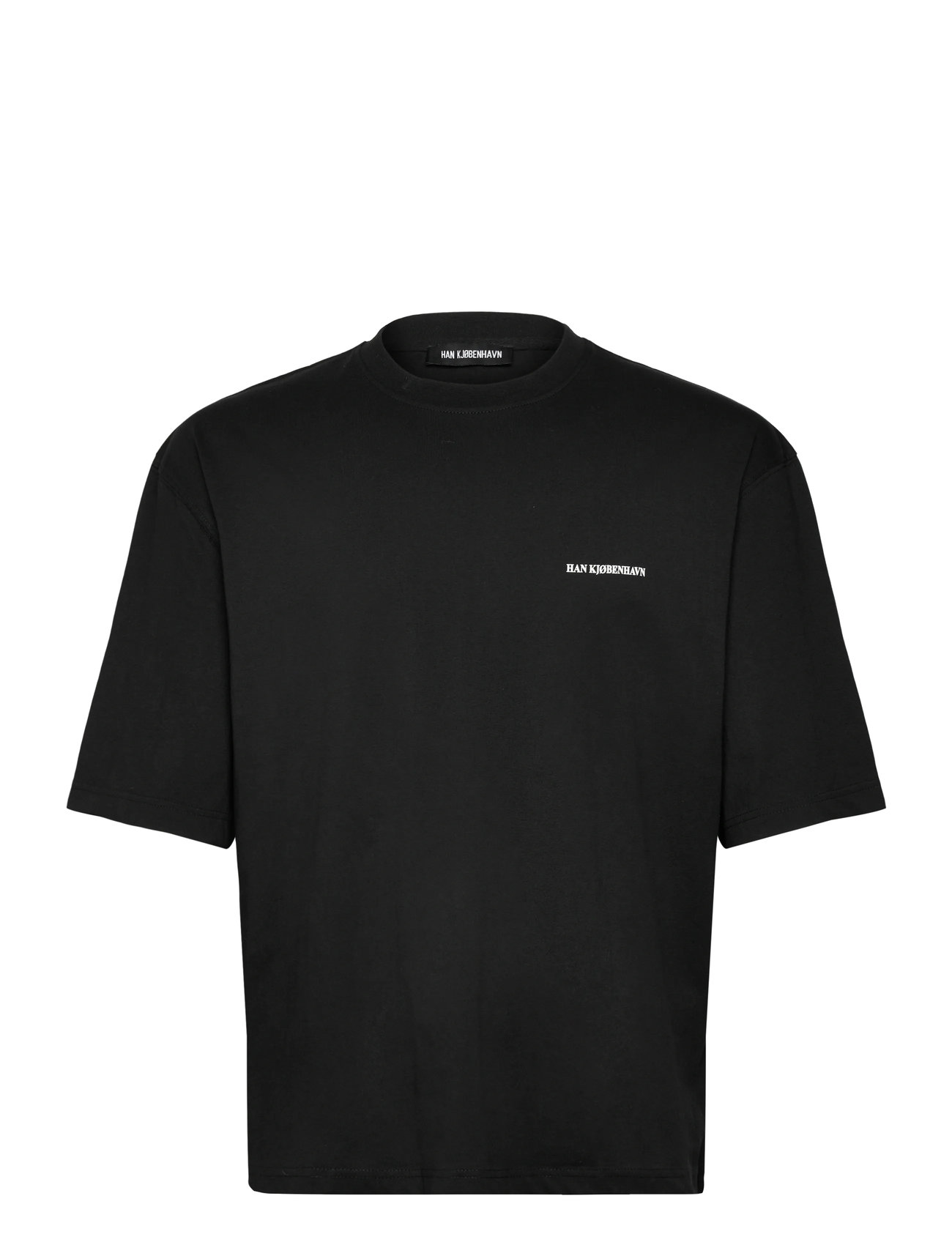 HAN Kjøbenhavn Oversized Tee, S, Black, T-Shirts > Kortærmede, Herre