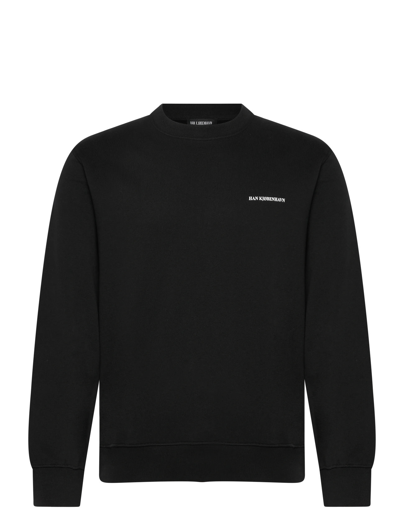 HAN KJØBENHAVN Regular Crewneck Schwarz - M - Herren