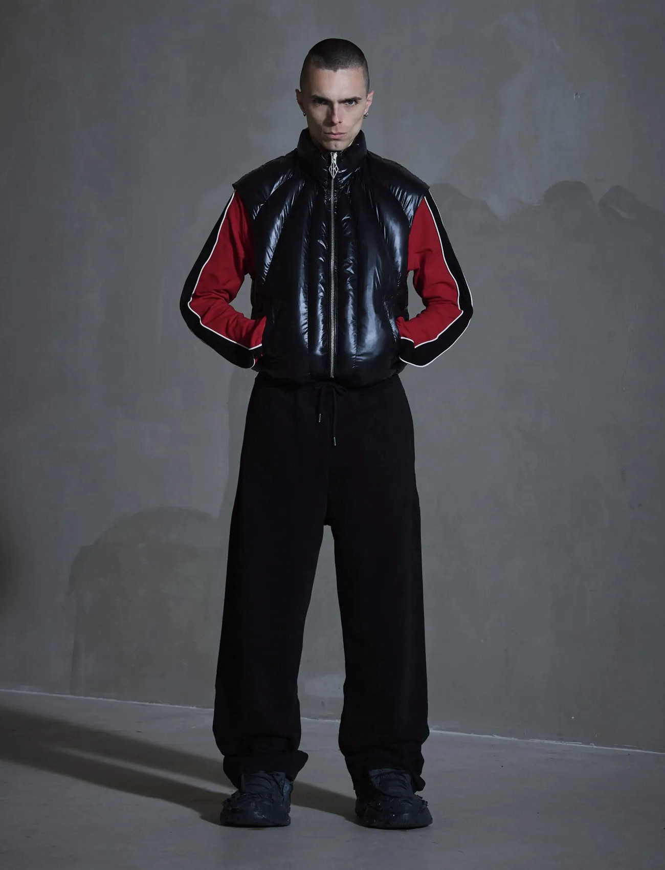 HAN Kjøbenhavn Retro Padded Vest, M, Black, Overtøj > Veste, Herre