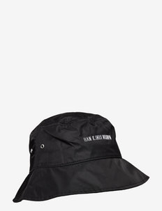 Bucket Hat Logo - bucket hats - black