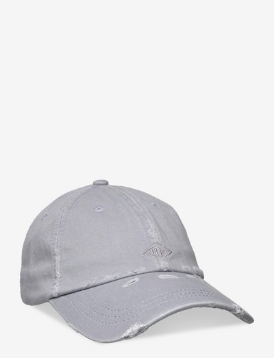 Cotton Cap Distressed - caps - grey