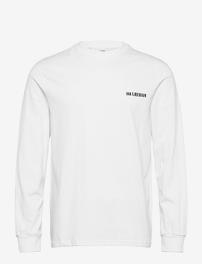 Casual Tee Long Sleeve - t-shirts - white logo