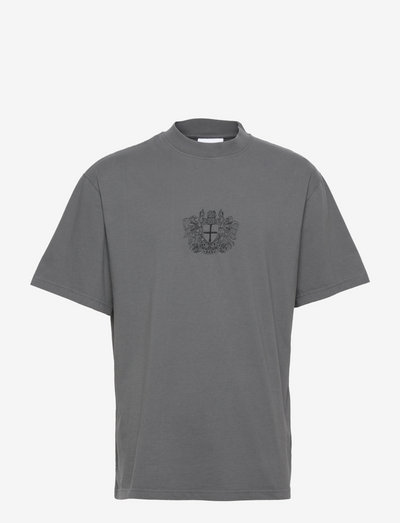 Boxy Tee Short Sleeve - t-shirts med tryck - dark grey
