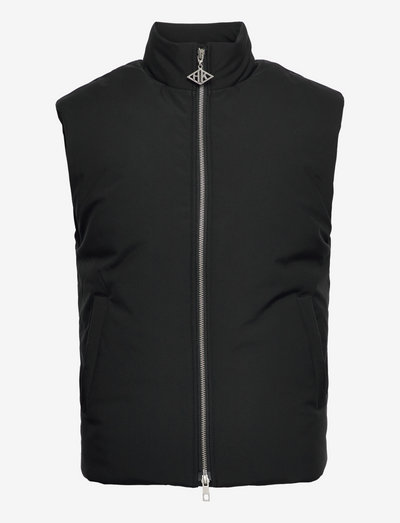 Padded Vest - spring jackets - black