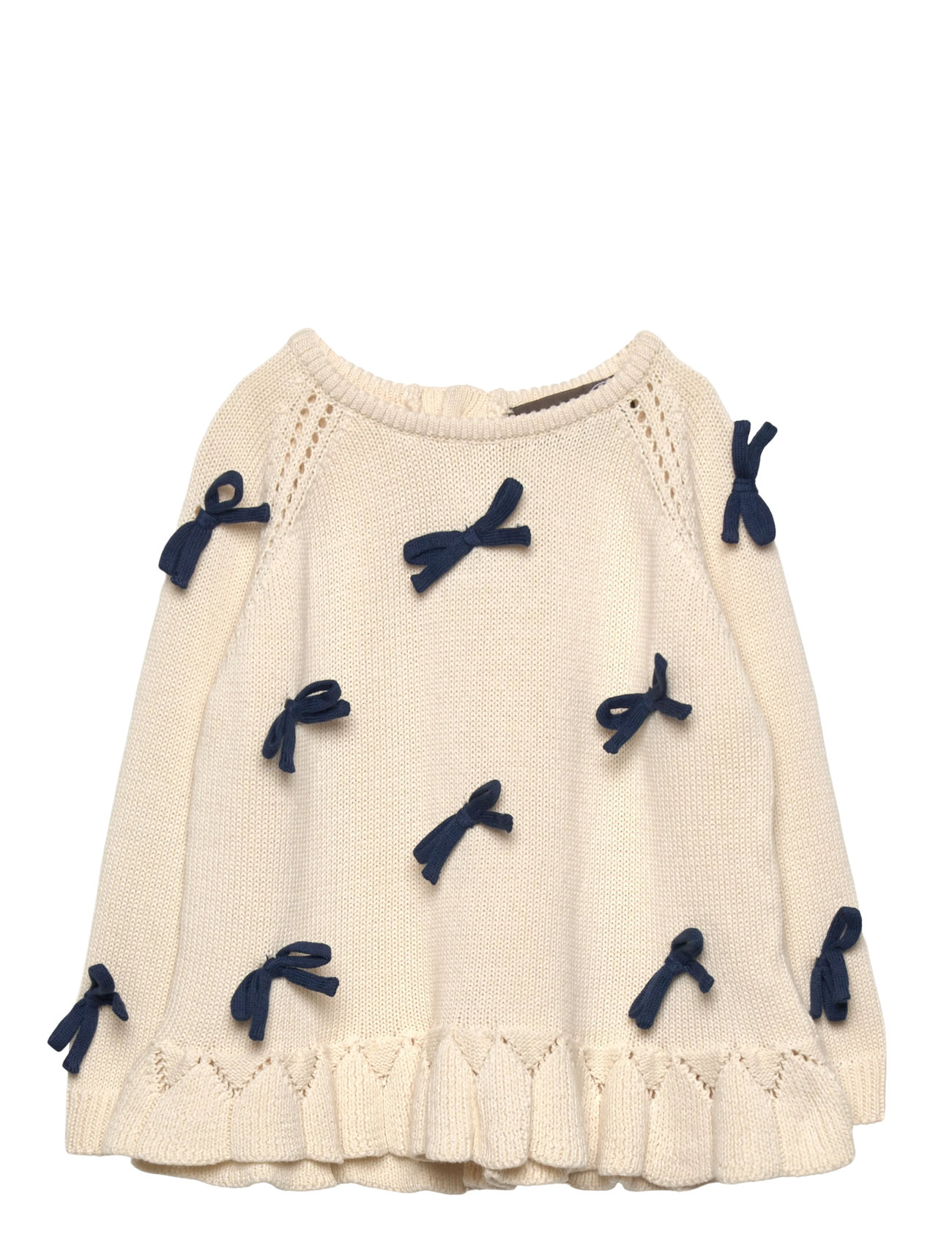 HANEVILD More Bows Pullover Cream - 86 - Kinder