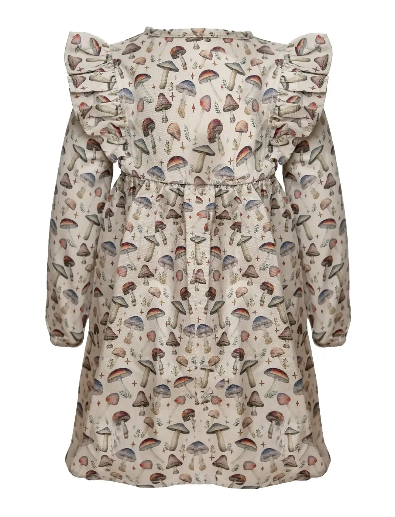HANEVILD Mushroom Kleid Beige - 110/116 - Kinder