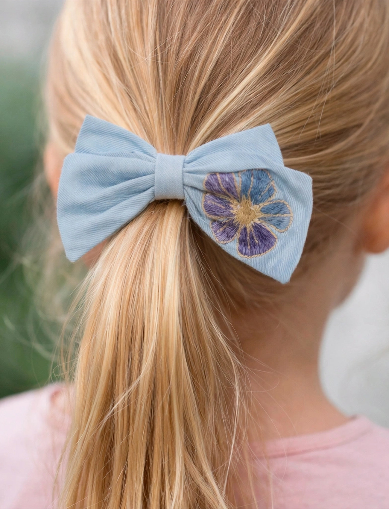 Hanevild Vibe Bow, One Size, Blue, Hårtilbehør > Hårnåle, Børn