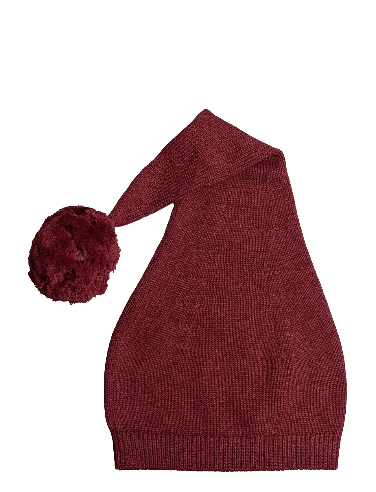 HANEVILD Christmas Hat Burgundy - 1-3Y - Kinder