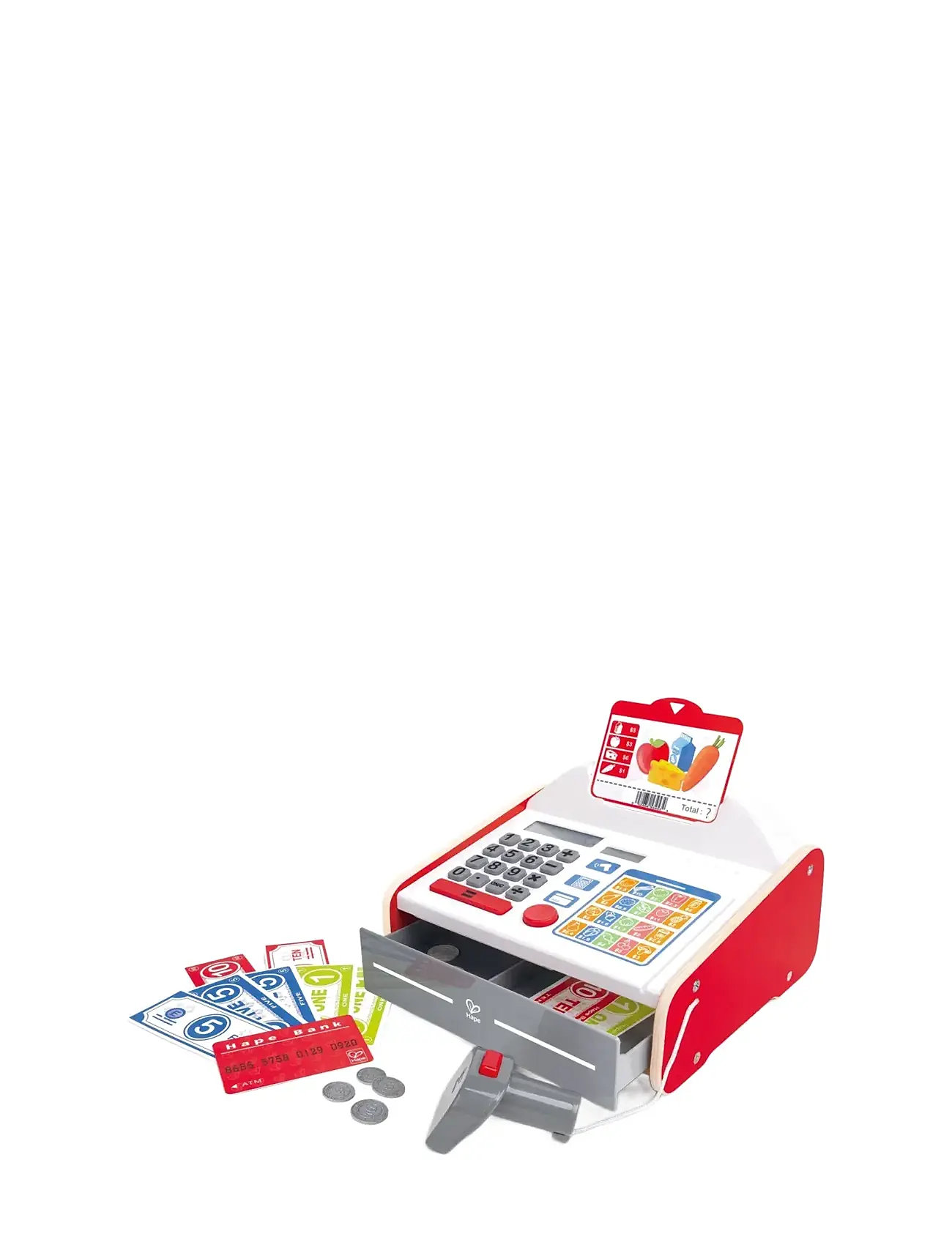 Hape Beep 'N' Buy Cash Register Toys Role Play Toy Market Stalls & Accessories Multi/patterned Hape