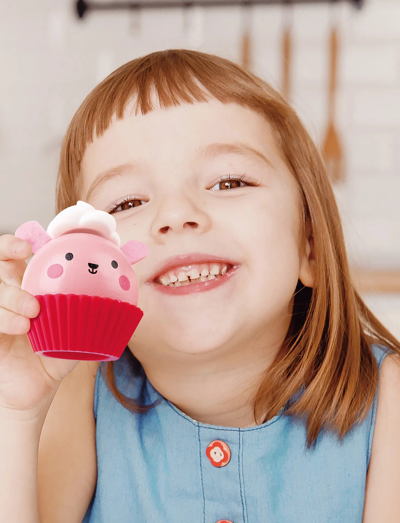 Hape Hape Strawberry Dessert, One Size, Multi/patterned, Legetøjskøkkener Og Tilbehør > Tilbehør Til Legetøjskøkkener, Børn