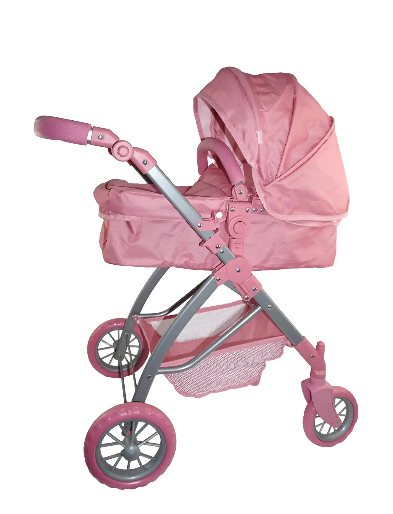 Happy Friend Happy Friend Pram Pink, One Size, Pink, Dukker Og Tilbehør > Dukkevogne, Børn