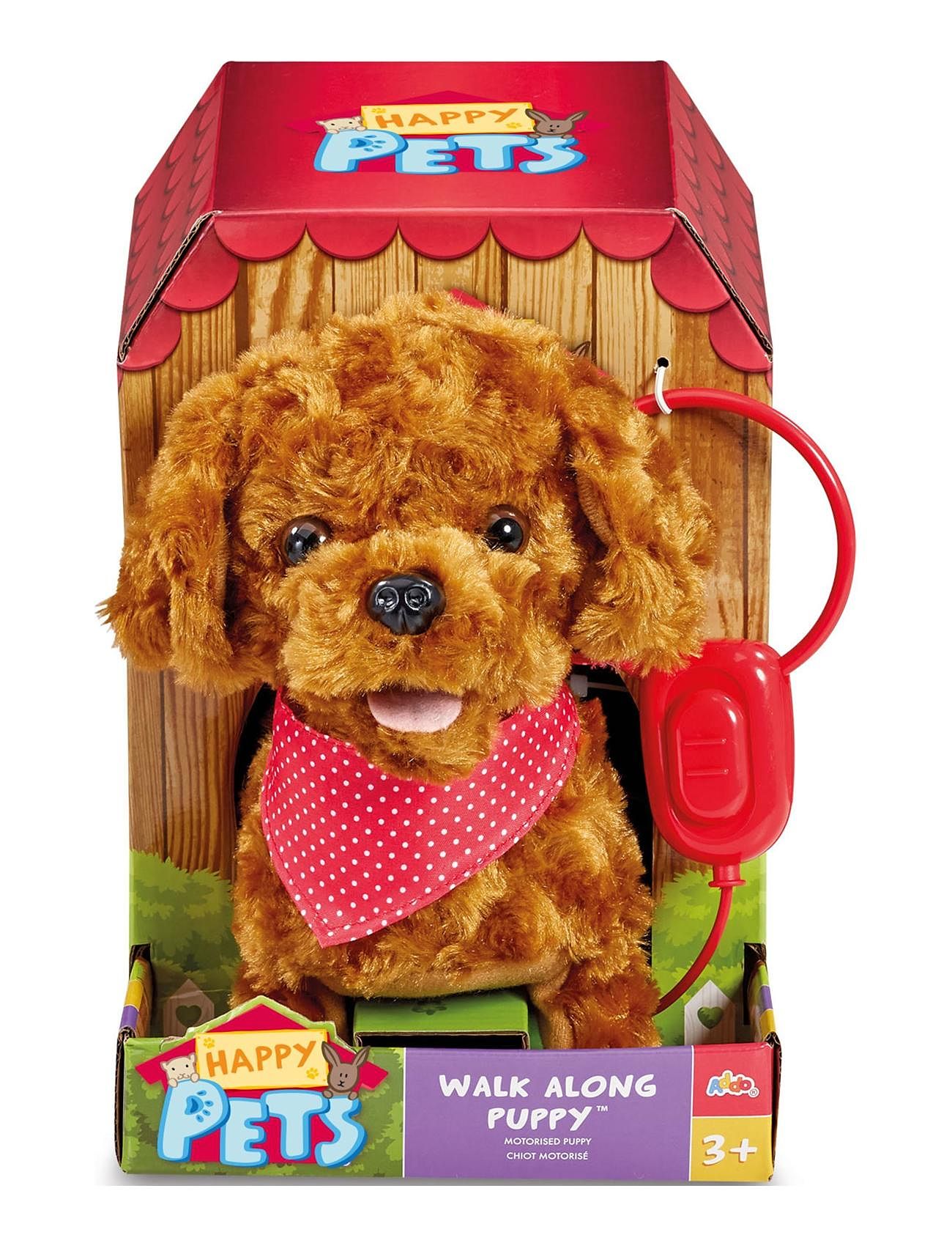 Happy Pets Walk Along Cockapoo Toys Interactive Animals & Robots Interactive Animals Multi/patterned Happy Pets