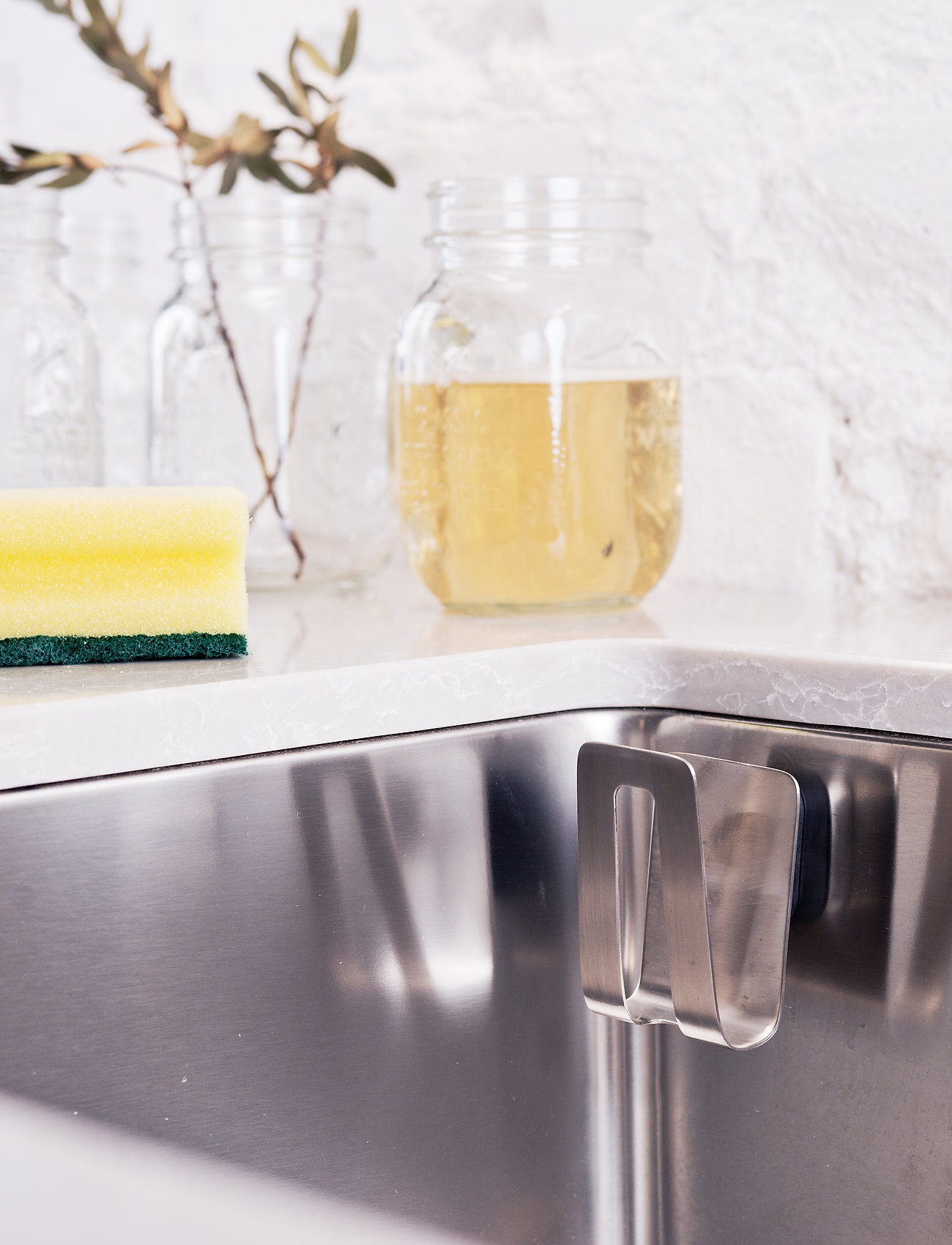 Happy Sinks Svampeholder, One Size, Silver, Opvask > Opvaskestativ, Unisex