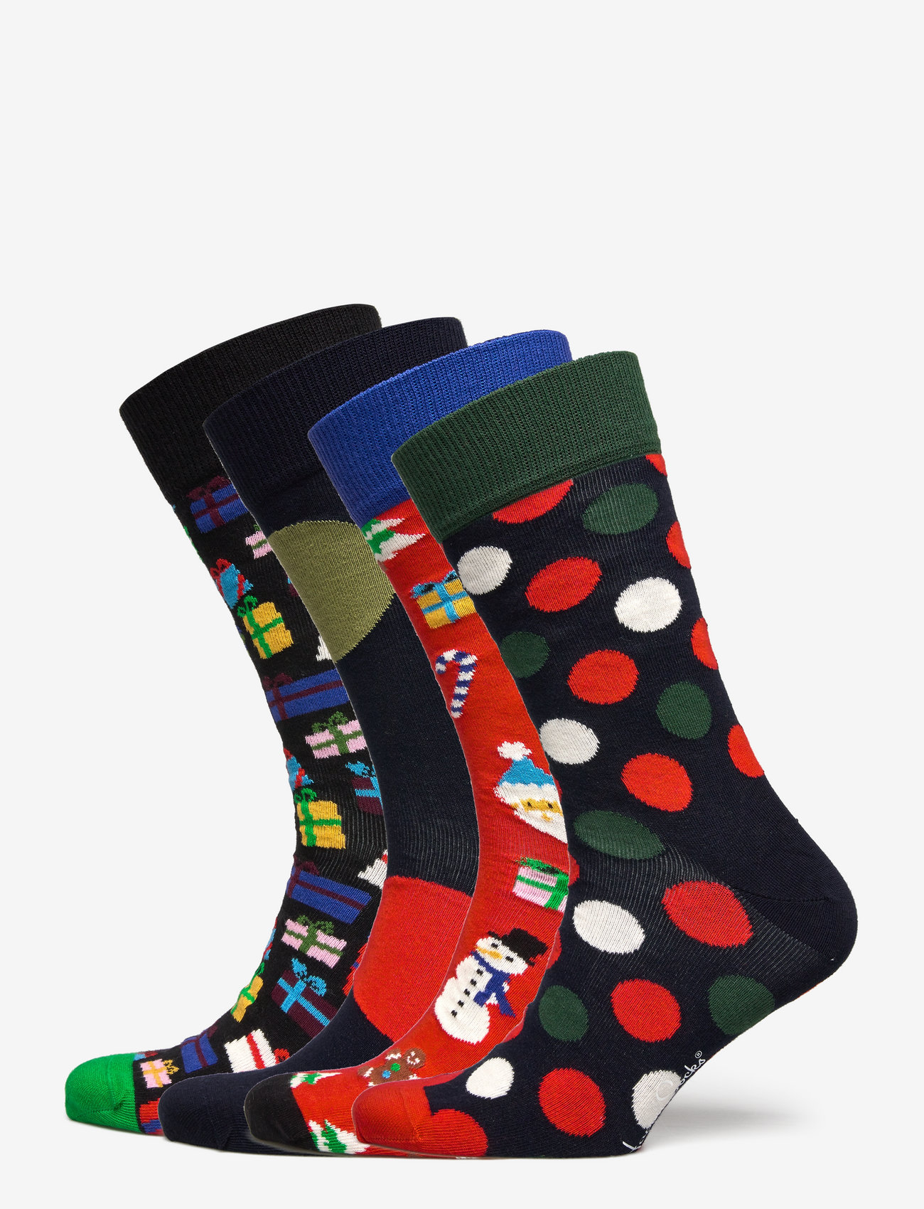Womens Clothing Hosiery Happy Socks 4-pack Gift Bonanza Gift Set Fashion Socks in Green 