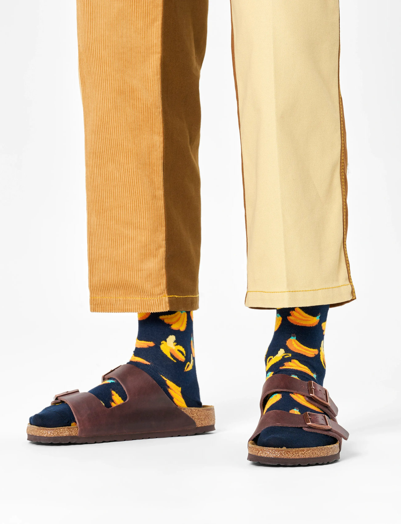 Happy Socks Banana Sock, 41-46, Navy, Sokker > Almindelige Sokker, Dame