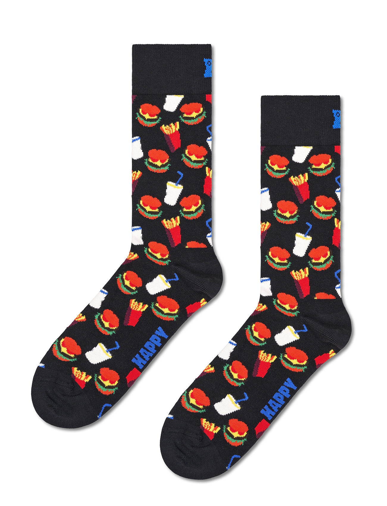 Hamburger Sock Lingerie Socks Regular Socks Black Happy Socks