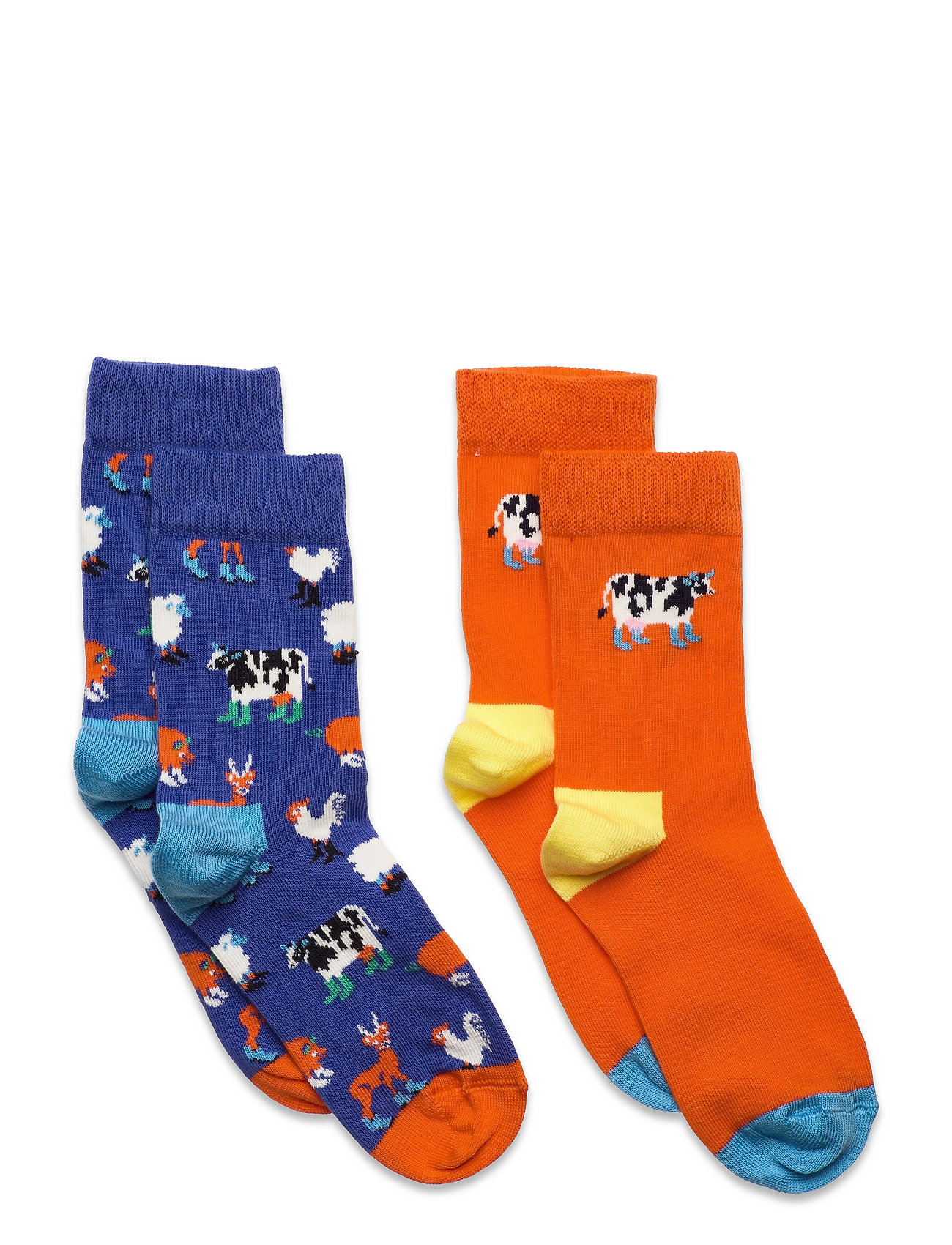 2-Pack Kids Farmlife Socks Socks & Tights Socks Monivärinen/Kuvioitu Happy Socks