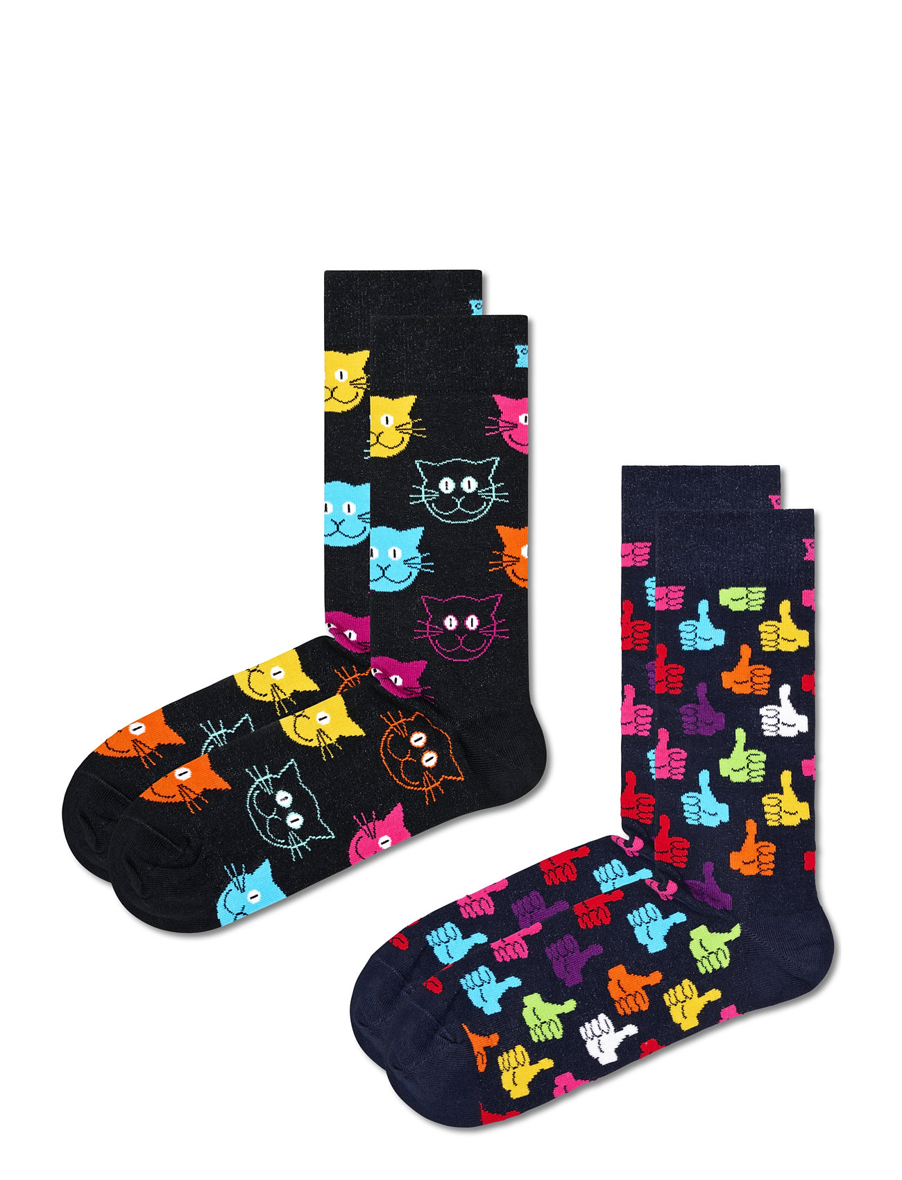 nauwkeurig Oprecht plastic Happy Socks 2-pack Classic Cat Socks (Black), (17.60 €) | Large selection  of outlet-styles | Booztlet.com