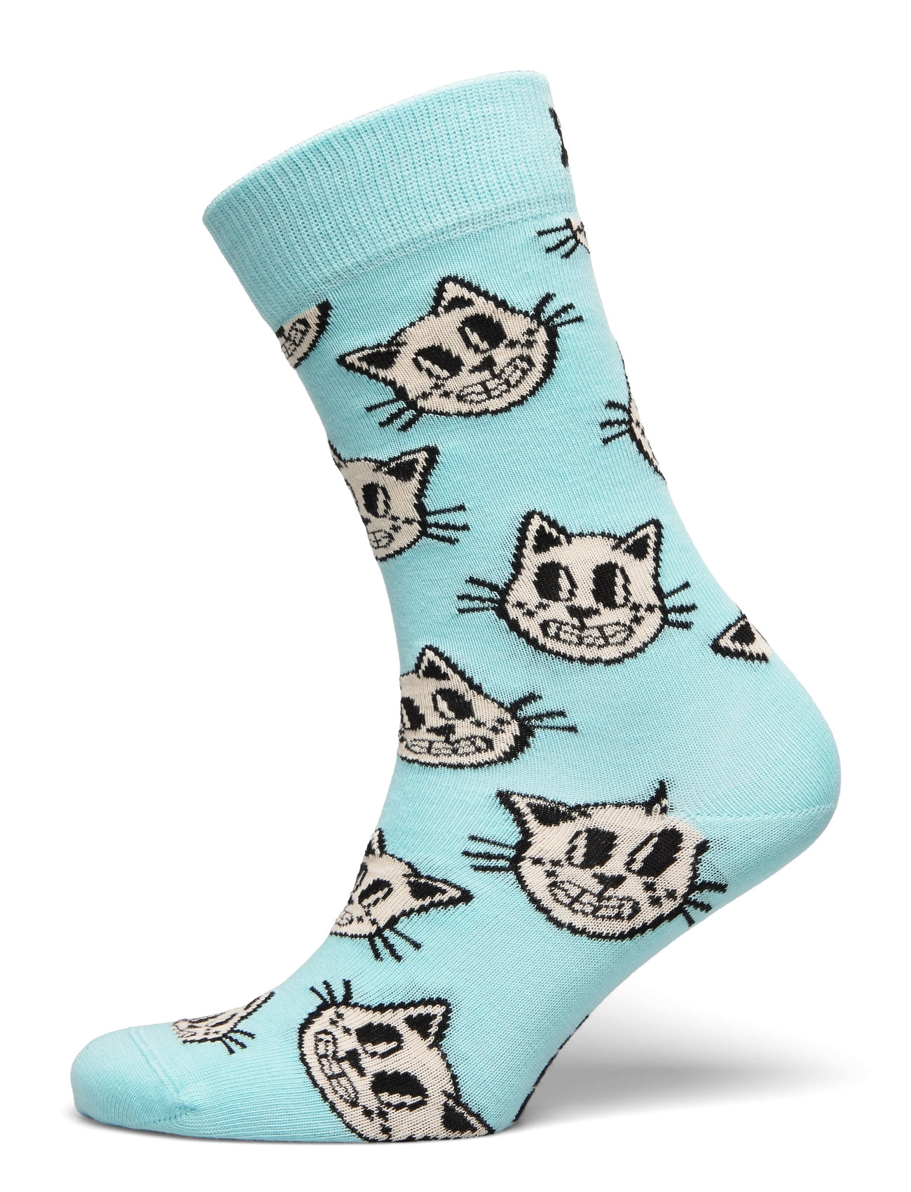 Cat Sock Lingerie Socks Regular Socks Blue Happy Socks