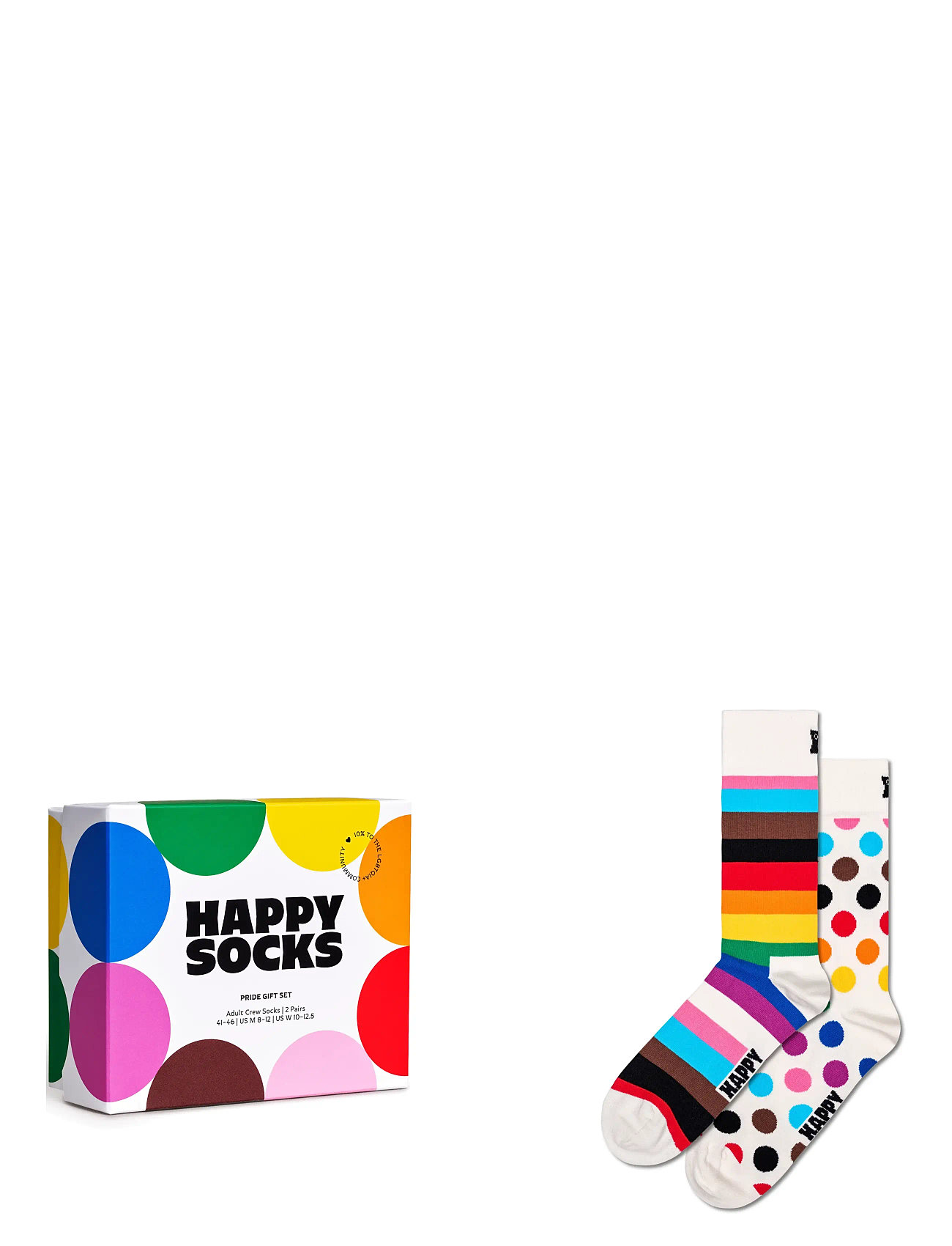 Happy Socks 2-Pack Pride Socks Gift Set Vit