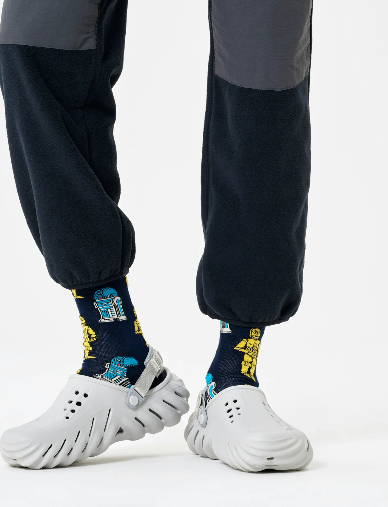 Happy Socks Star Wars R2-D2 & C-3Po Sock, 41-46, Navy, Sokker > Almindelige Sokker, Herre