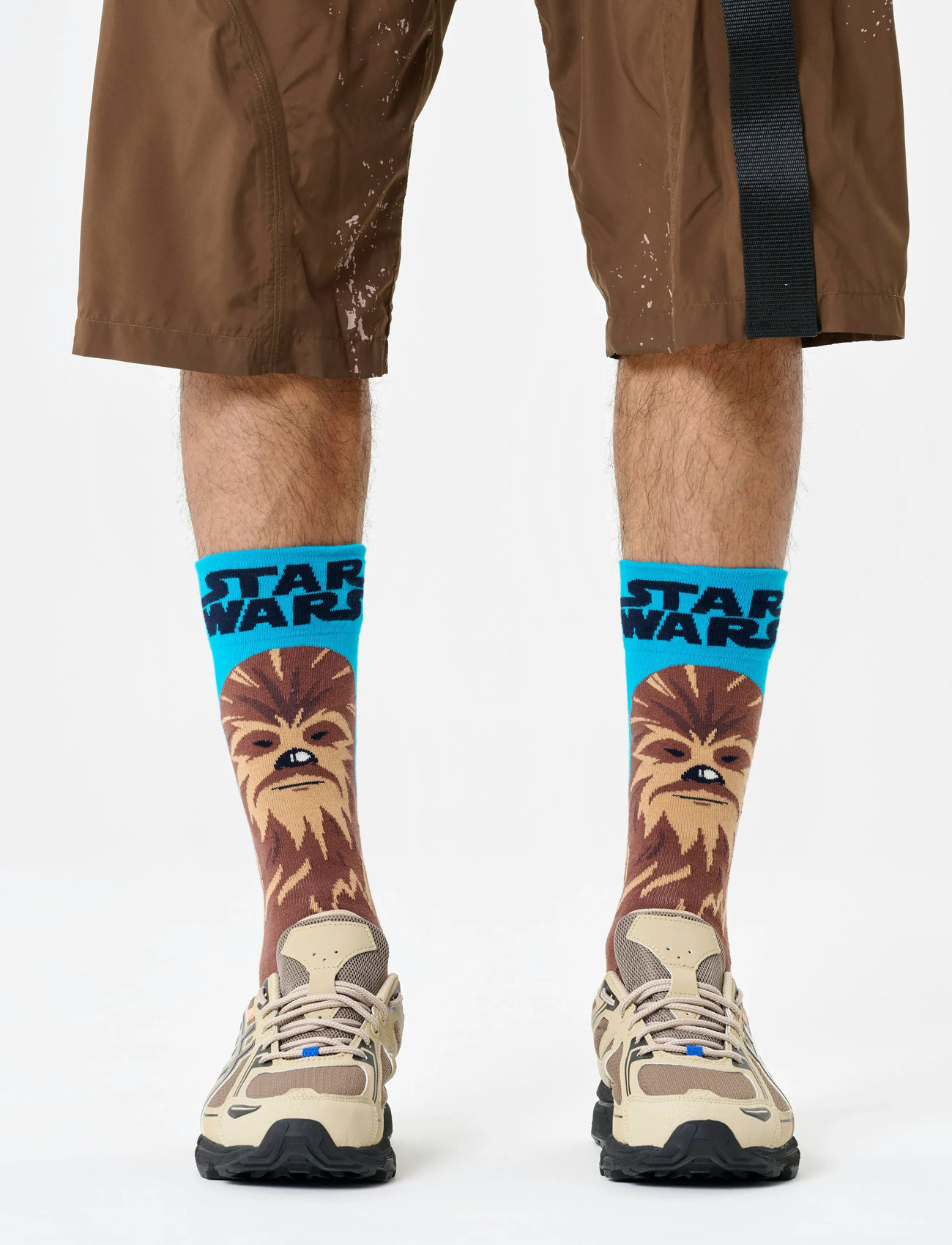 Happy Socks Star Wars Chewbacca Sock, 41-46, Brown, Sokker > Almindelige Sokker, Herre