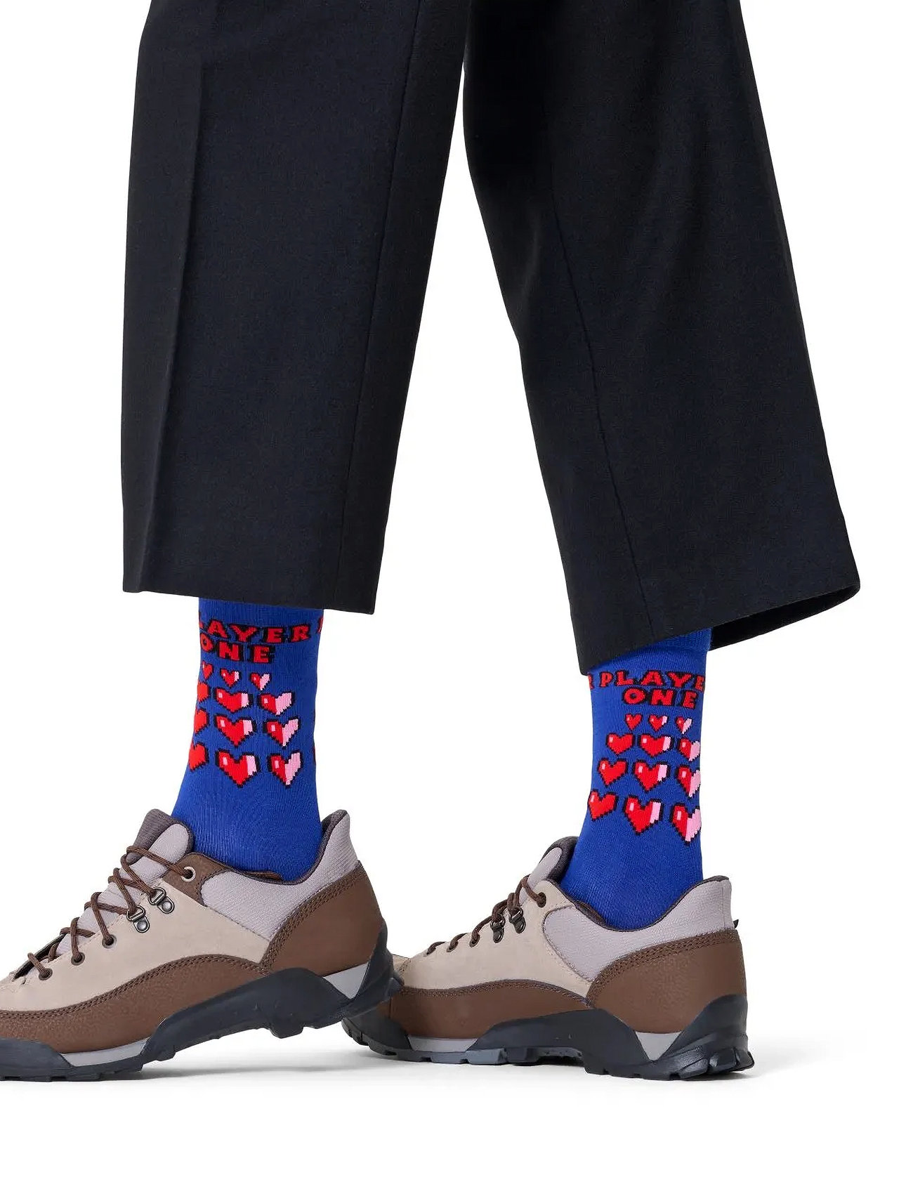 Happy Socks Life Sock, 41-46, Blue, Sokker > Almindelige Sokker, Dame