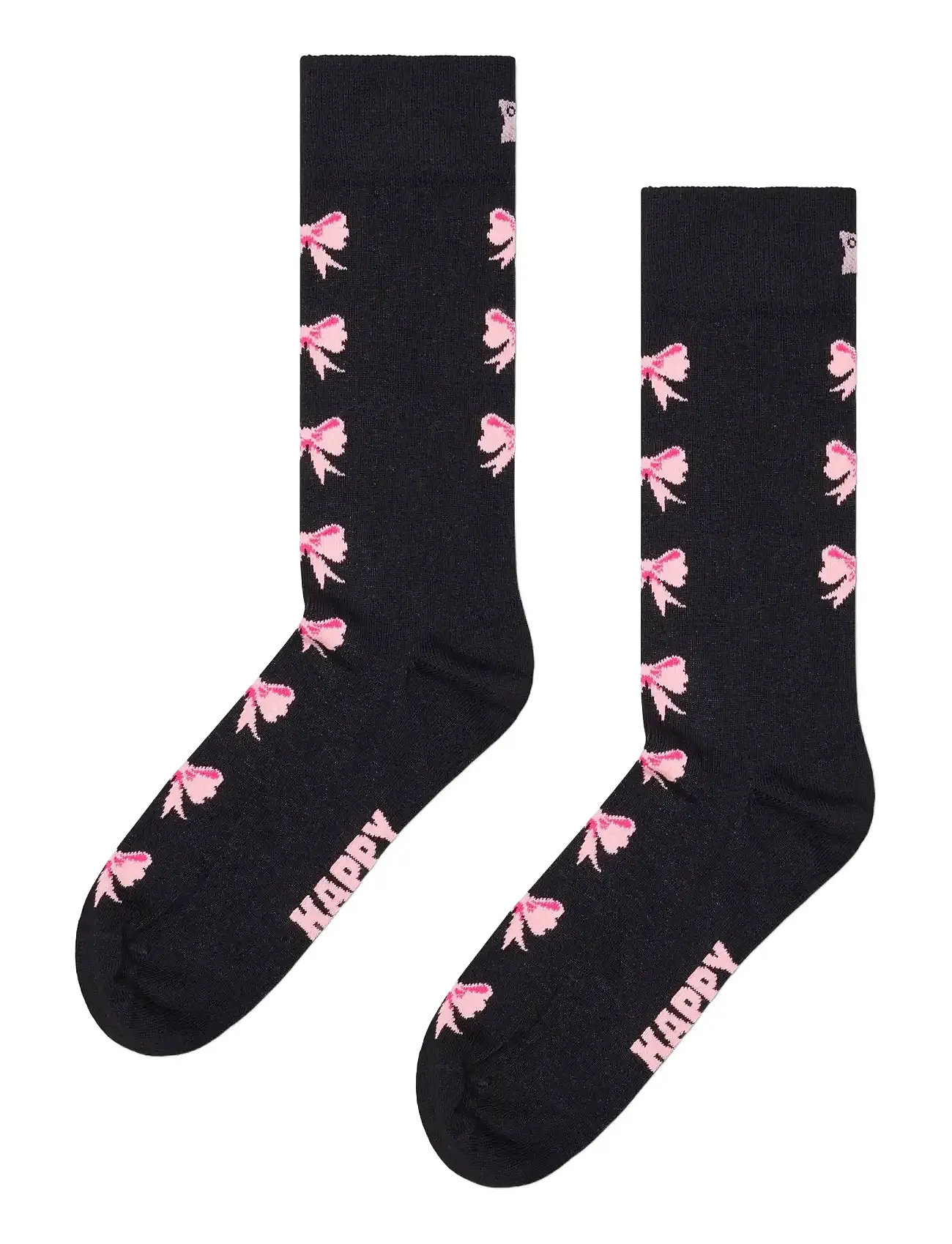 HAPPY Socken Bow Socke Schwarz - 36-40 - Damen