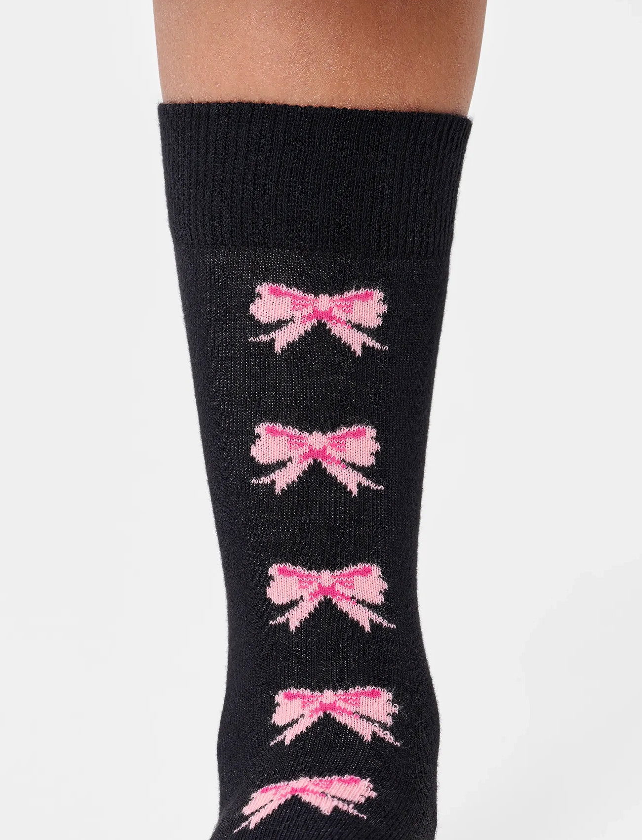 Happy Socks Bow Sock, 36-40, Black, Sokker > Almindelige Sokker, Dame