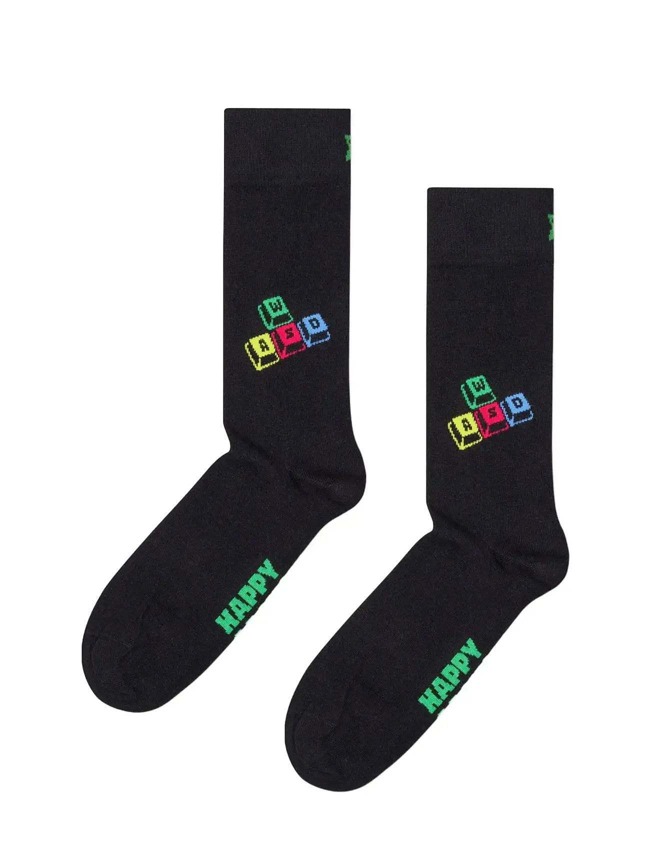 HAPPY Socken Wasd Controls Socke Schwarz - 36-40 - Damen