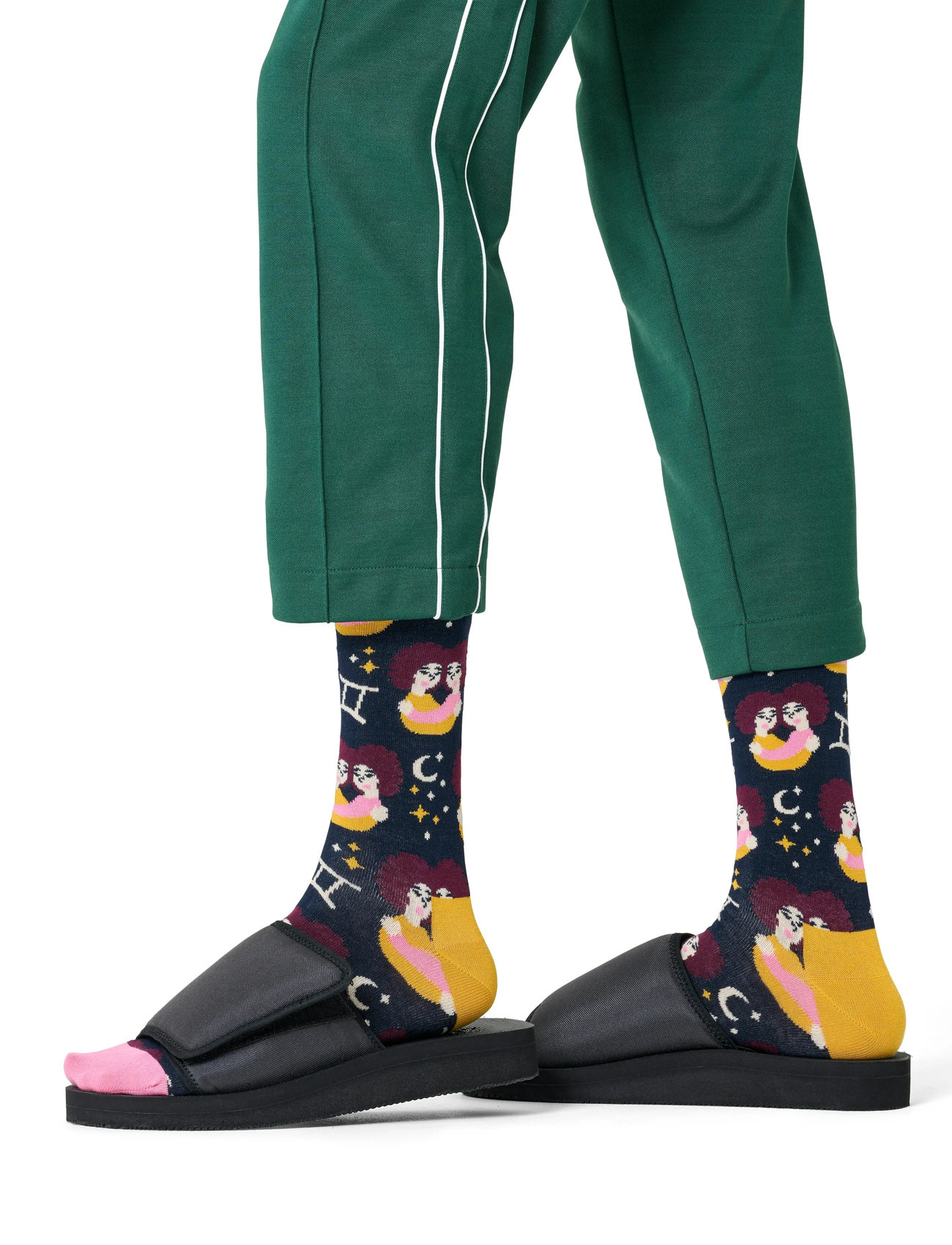 Happy Socks Gemini Sock, 41-46, Navy, Sokker > Almindelige Sokker, Dame