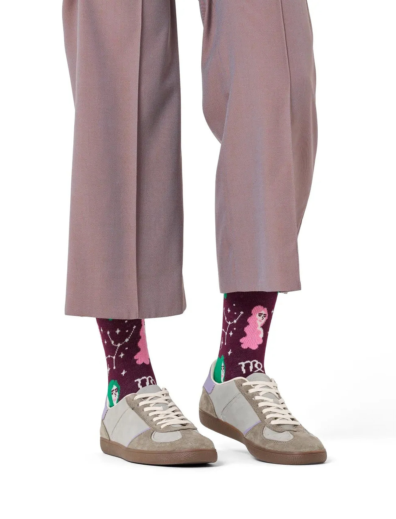 Happy Socks Virgo Sock, 41-46, Burgundy, Sokker > Almindelige Sokker, Dame