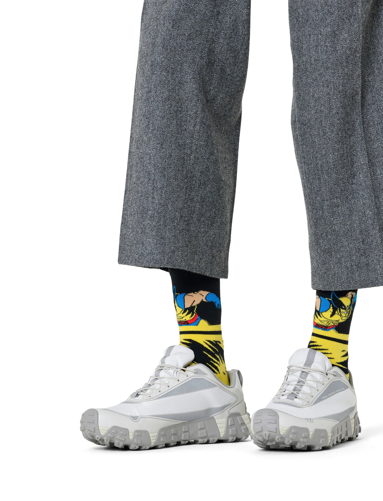 Happy Socks Marvel X-Men Wolverine Sock, 36-40, Black, Sokker > Almindelige Sokker, Herre
