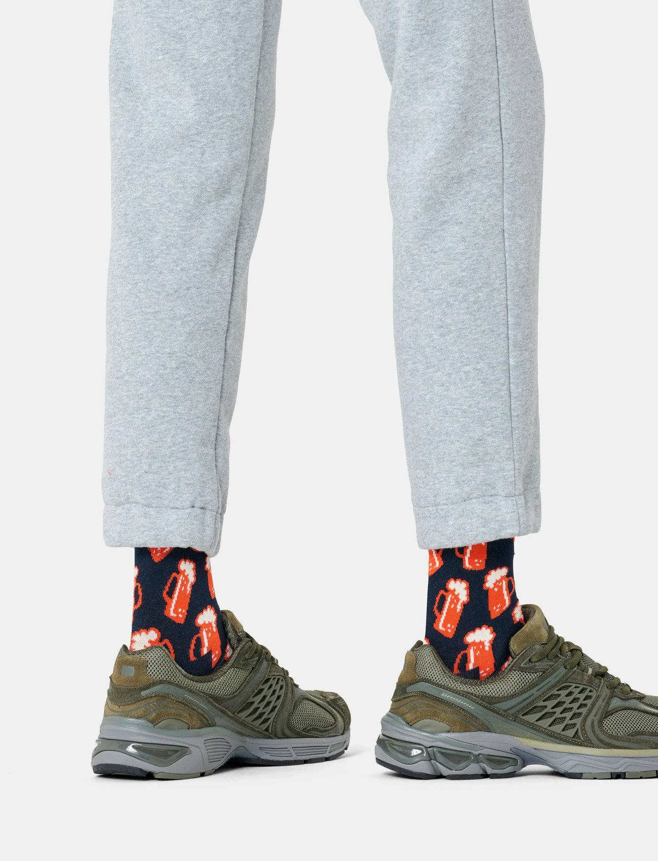 Happy Socks Beer Sock, 36-40, Navy, Sokker > Almindelige Sokker, Dame