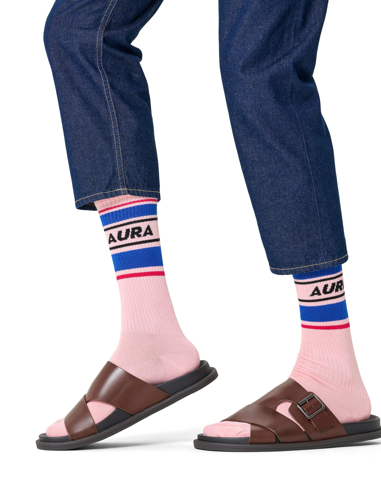 Happy Socks Aura Sneaker Sock, 36-40, Pink, Sokker > Almindelige Sokker, Dame