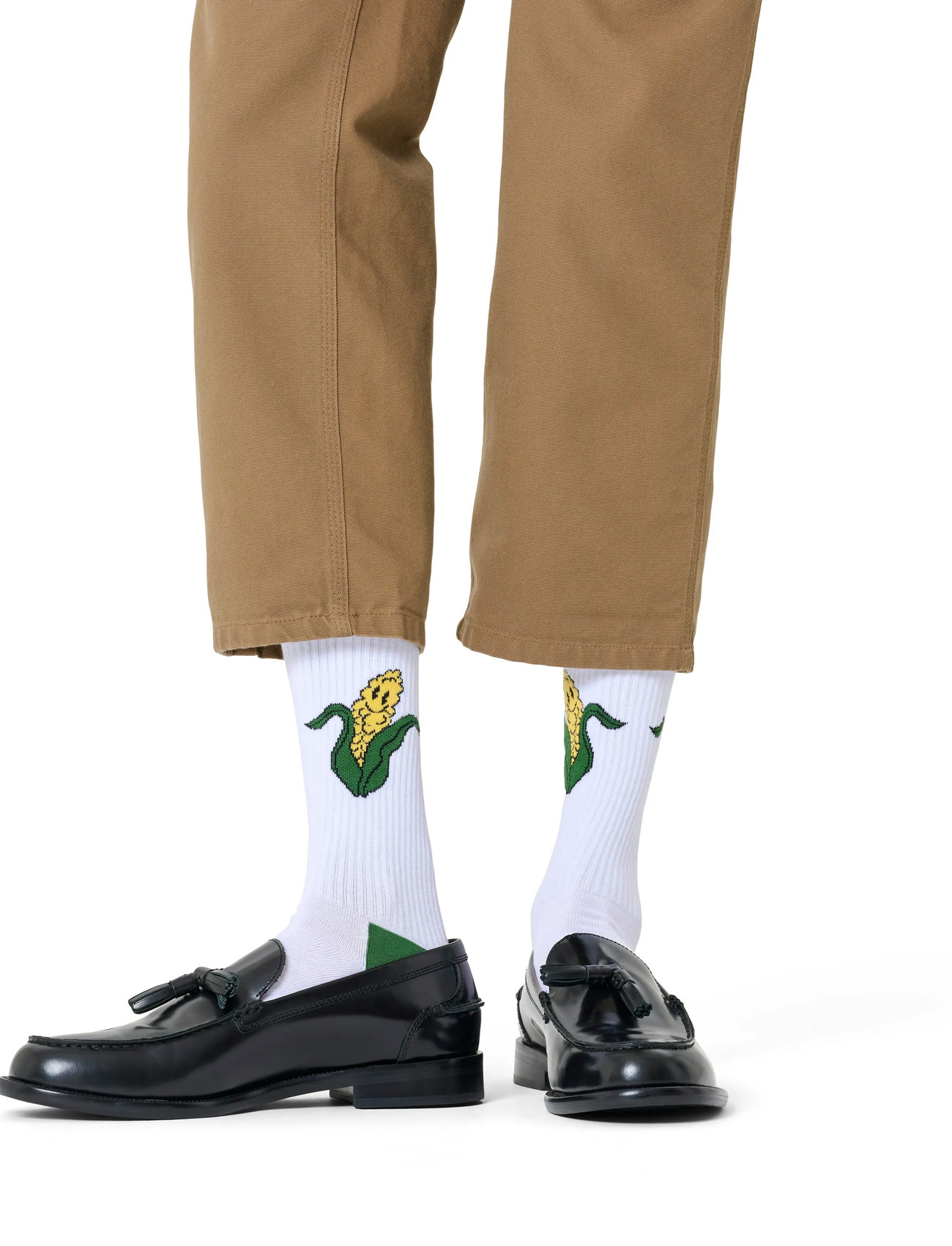 Happy Socks Corn Sneaker Sock, 36-40, White, Sokker > Almindelige Sokker, Dame