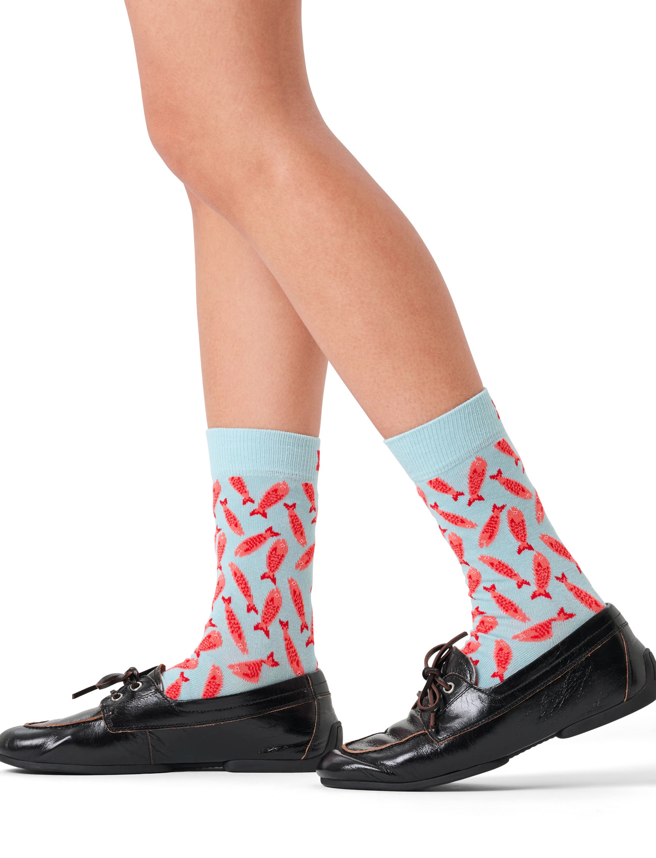 Happy Socks Sardine Sock, 41-46, Blue, Sokker > Almindelige Sokker, Herre